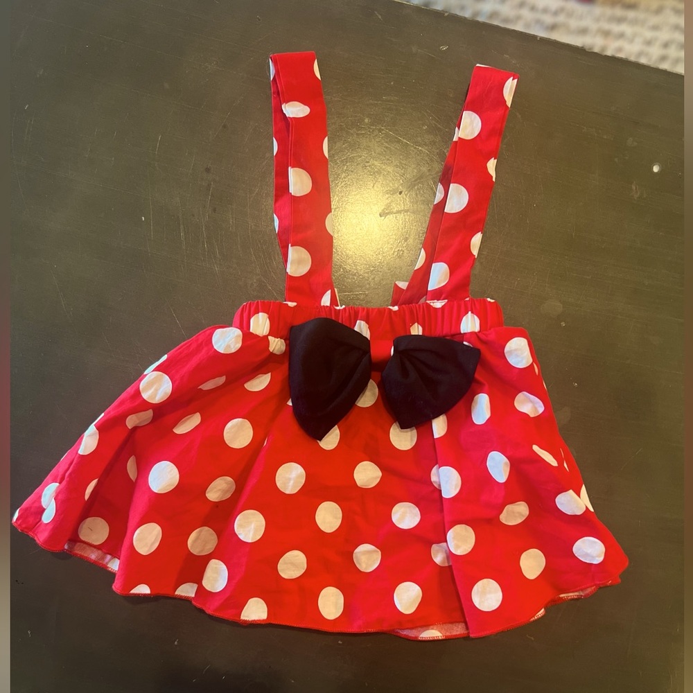 Minnie Mouse 2 T overall skirt